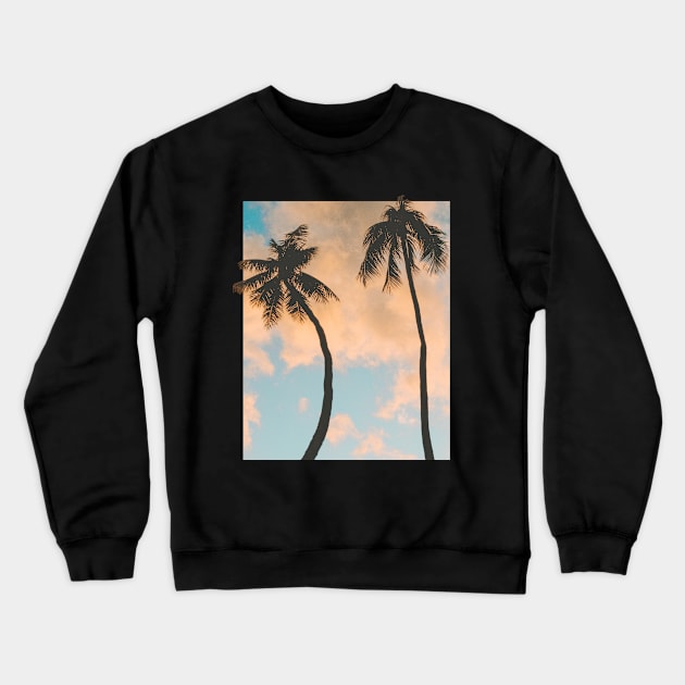 Waikiki Sunset Crewneck Sweatshirt by Admkng